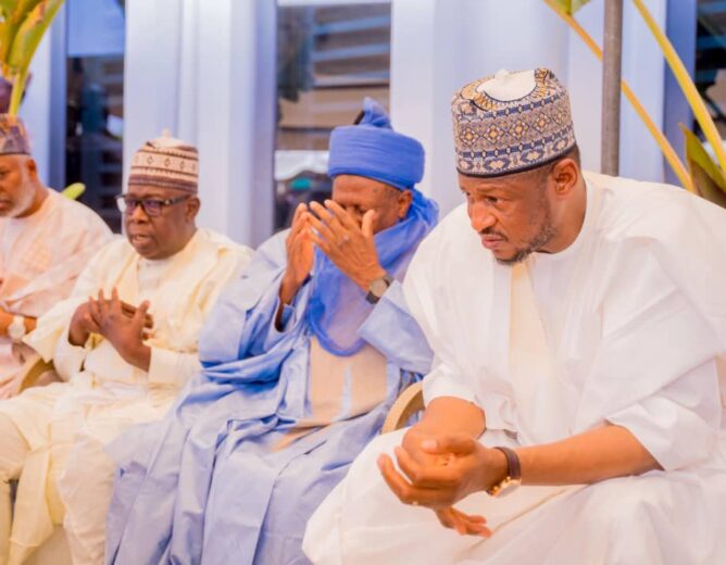 Gov. Radda, Speaker Nasir, Other Dignitaries Grace Fidau Prayer for Late Hajiya Hauwa Abdulkadir Nasir