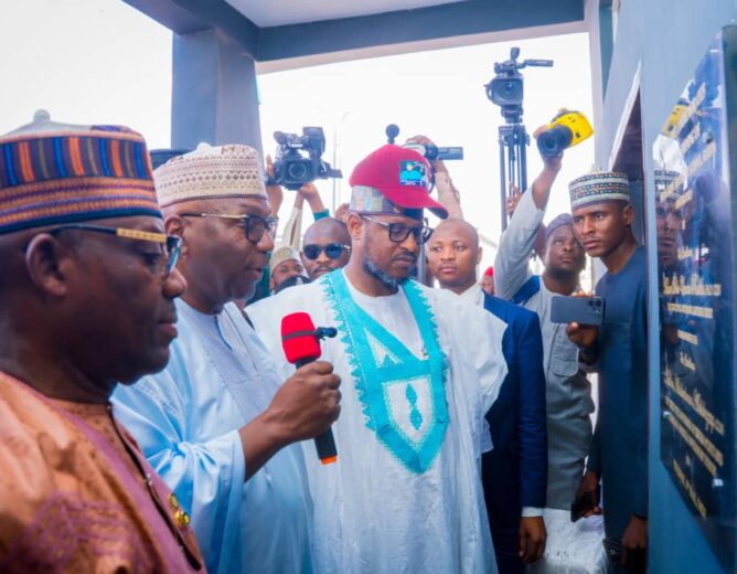 NGF Chairman, Education Minister Commission Multi-million Radda Model Secondary School in Katsina