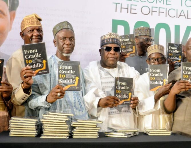 Governor Radda Commends Fasanya’s Legacy of Service at Book Launch in Abuja