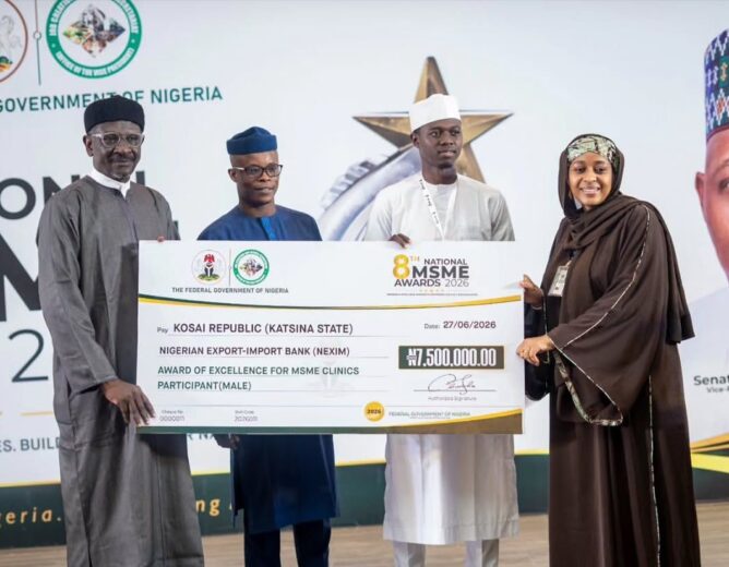 Governor Radda Extols Katsina Entrepreneur for Winning N7.5 Million National MSMEs Award