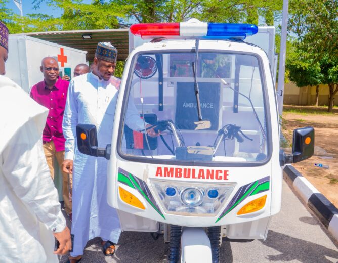 Governor Radda Inspects Mass Tricycles for LGs, Healthcare Workers ahead of Distribution