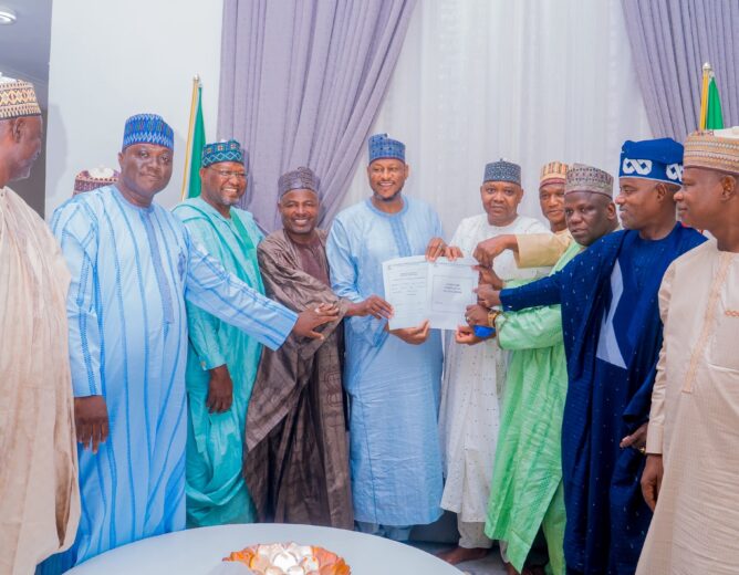 Governor Radda Receives INEC Nomination Forms, Calls for APC Unity in 2027 Race